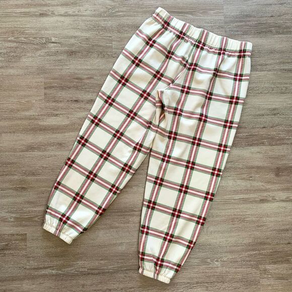 Disney Parks Minnie Mouse Plaid Holiday Christmas Pajama Bottoms Size Large - Picture 3 of 6